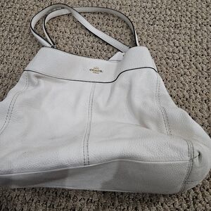 Coach White Leather Women's Bag